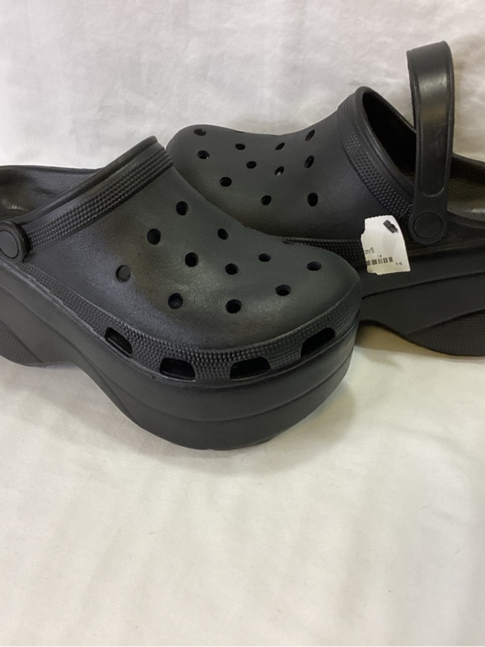 NWT Platform Clog Mules with Back Strap - Black SZ Ladies 9 - Picture 5 of 14